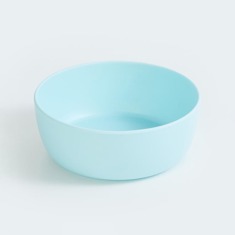 Soulful Pastels Juven Teal Solid Melamine Round Cereal Bowl