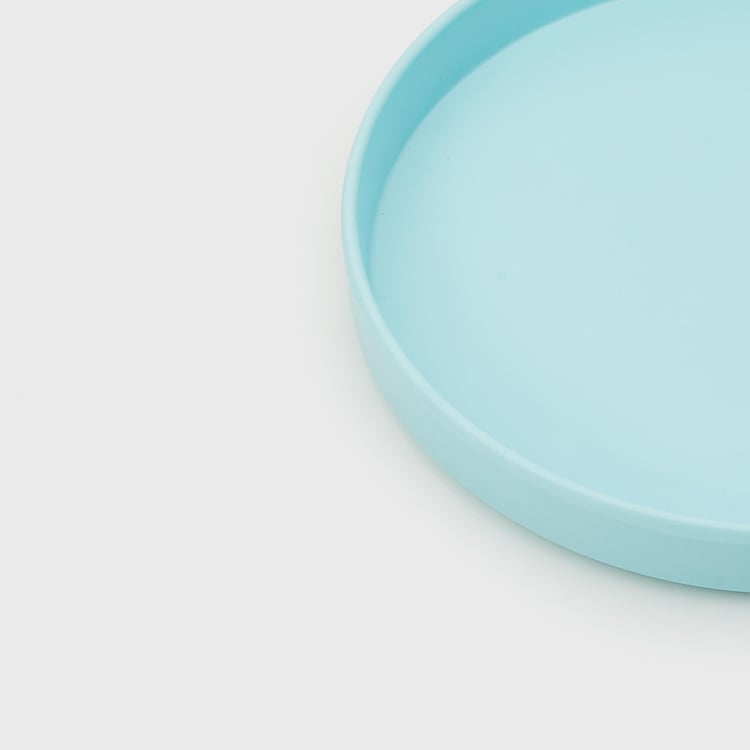 Soulful Pastels Blue Solid Melamine Side Plate - 16cm