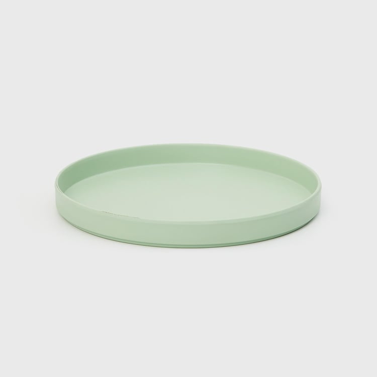 Soulful Pastels Green Solid Melamine Side Plate - 20cm