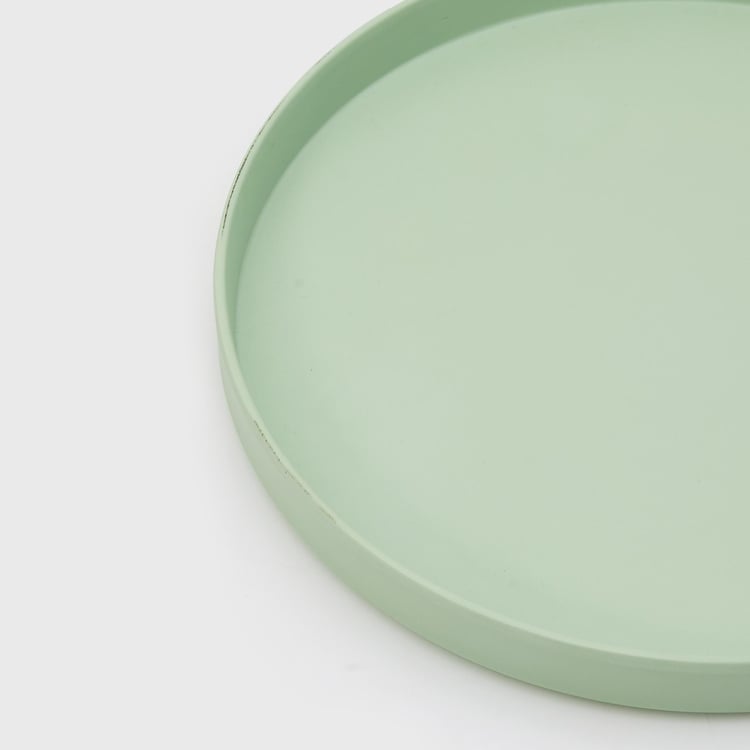 Soulful Pastels Green Solid Melamine Side Plate - 20cm