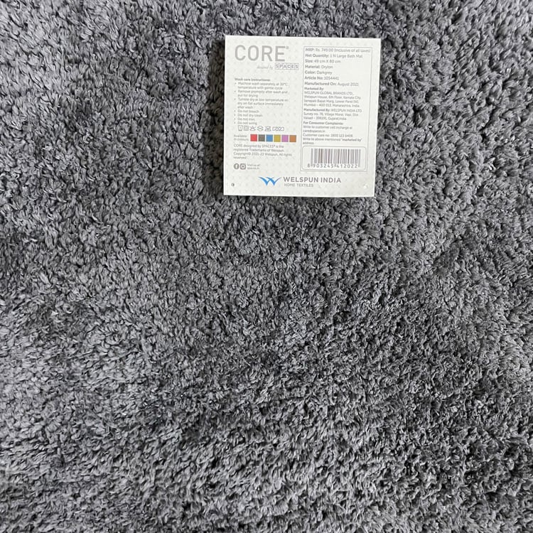 SPACES Day2Day Plus Drylon Anti-Slip Bath Mat - 80x49cm