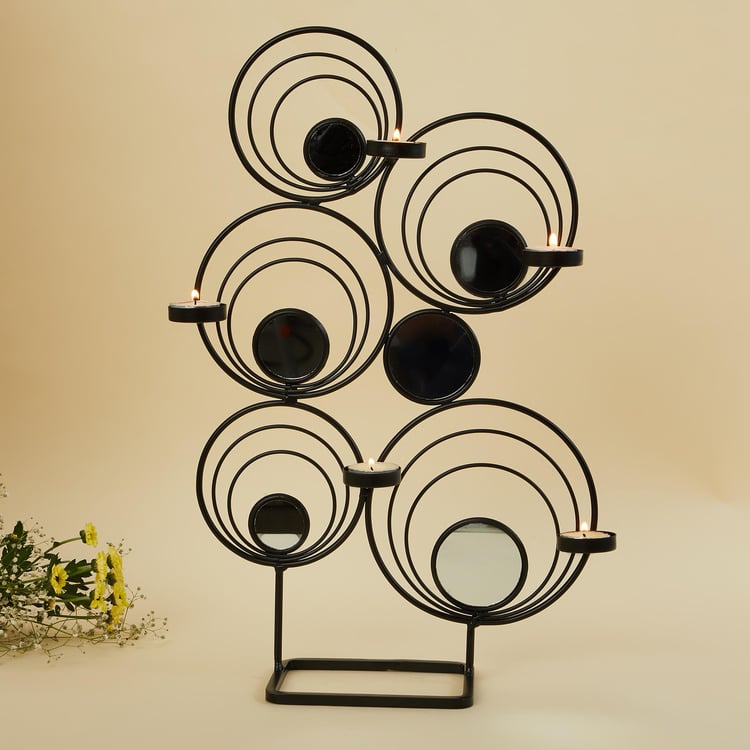 Splendid Metal T-Light Holder with Stand