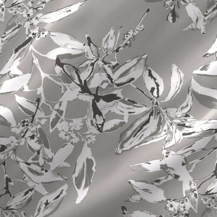 LAYERS Illuminating Homes Grey Cotton King Size Bed-In-A-Bag Set - 4Pcs