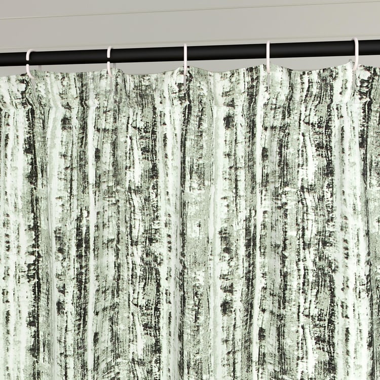 Richmond Multicolour Printed Ring Rod Shower Curtain - 183x213cm