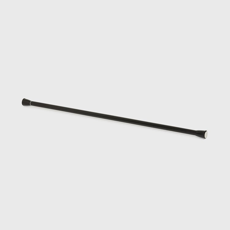 Richmond Black Metal Shower Rod - 193cm