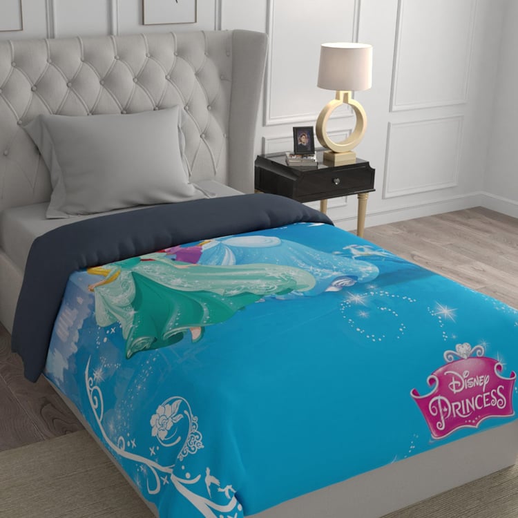 DISNEY Fusion Multicolour Princess Printed Single Bed Comforter - 150x220cm