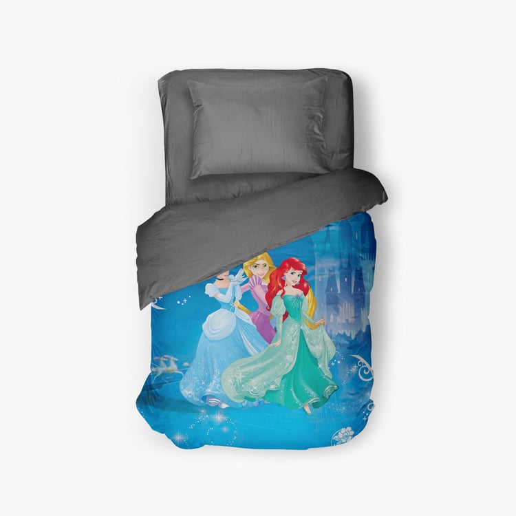 DISNEY Fusion Multicolour Princess Printed Single Bed Comforter - 150x220cm