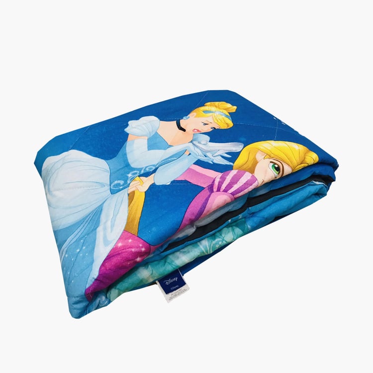 DISNEY Fusion Multicolour Princess Printed Single Bed Comforter - 150x220cm