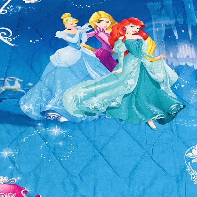 DISNEY Fusion Multicolour Princess Printed Single Bed Comforter - 150x220cm