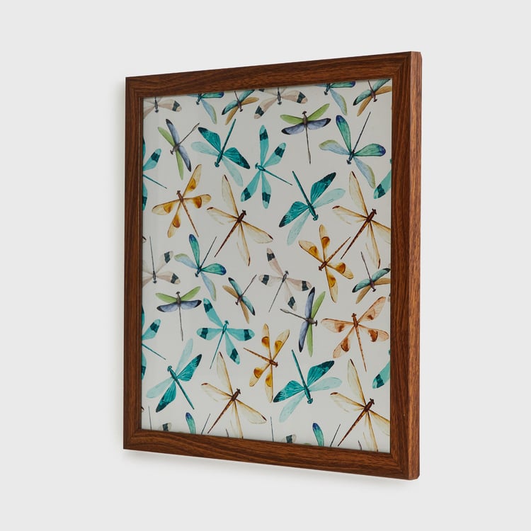 Corsica Dragonfly Wood Picture Frame - 38x38cm