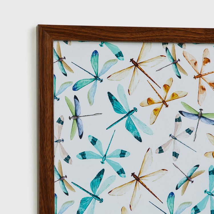Corsica Dragonfly Wood Picture Frame - 38x38cm