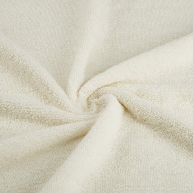 SPACES Swift Dry Beige Textured Cotton Bath Towel - 75x150cm