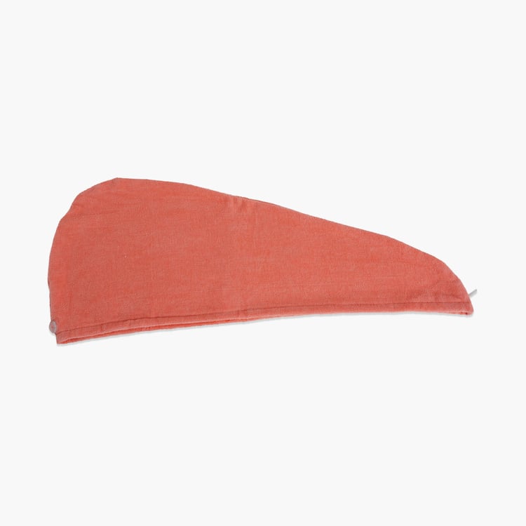 SPACES Exotica Cotton Turbie Towel - Coral