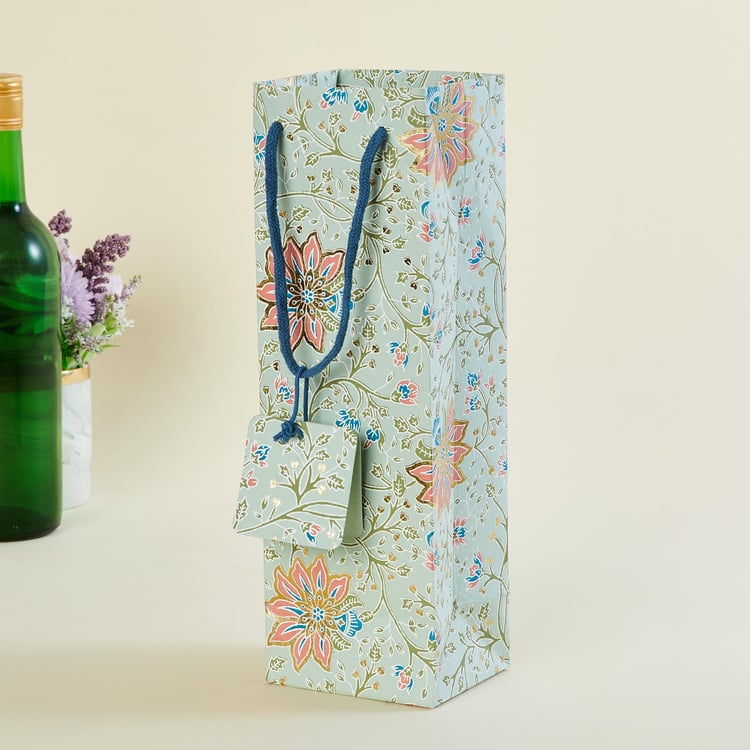 Aero Paper Wine Bag with Tag