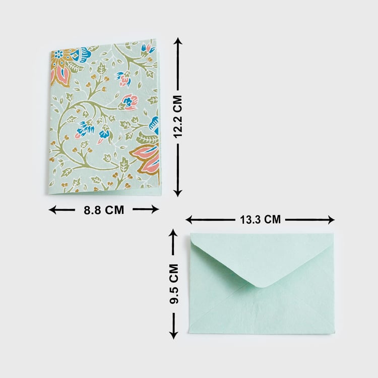 Aero Set of 6 Printed Paper Note Cards with Envelopes