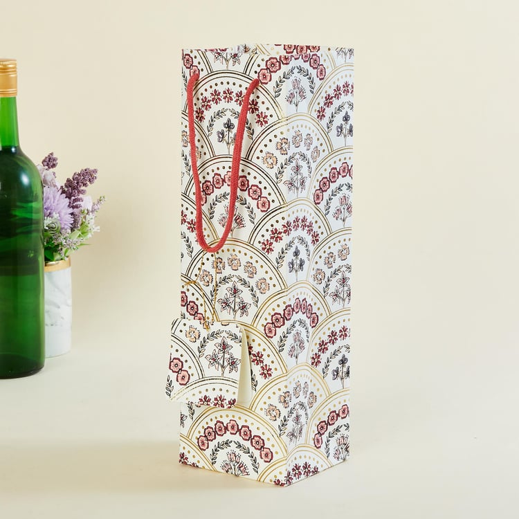 Aero Paper Wine Bag with Tag