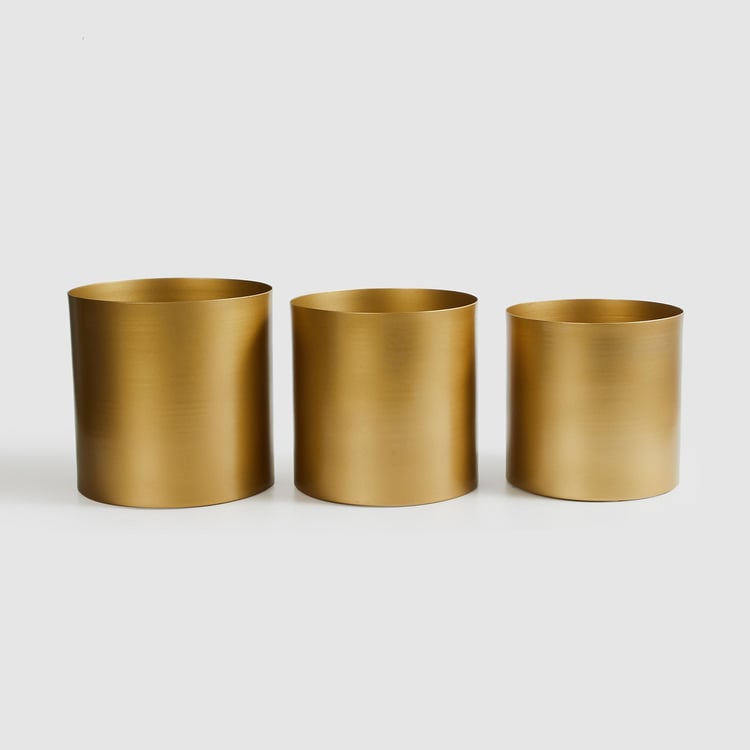 Valencia Set of 3 Metal Planters