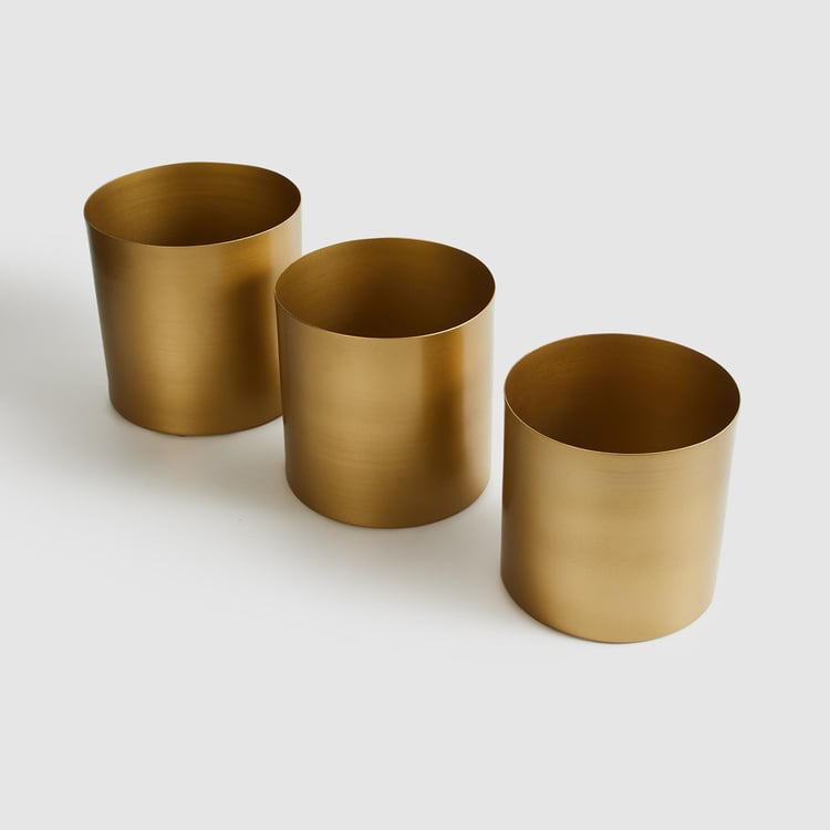 Valencia Set of 3 Metal Planters