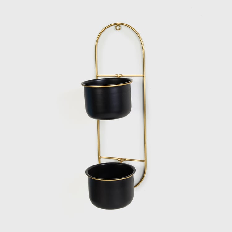 Valencia Metal Wall Mounted Dual Planter