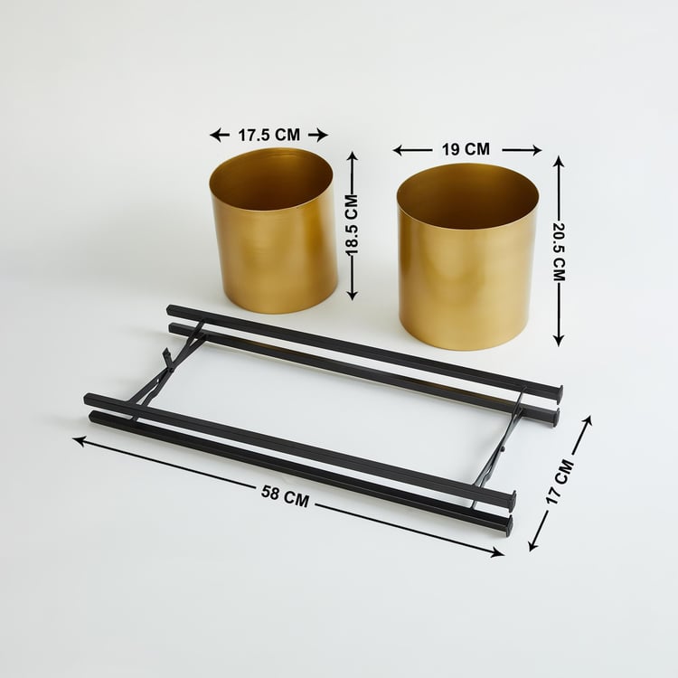 Valencia Metal Planters with Stand