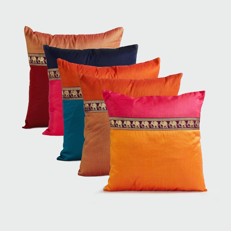 Corsica Mystic India Set of 5 Cushion Covers - 40x40cm