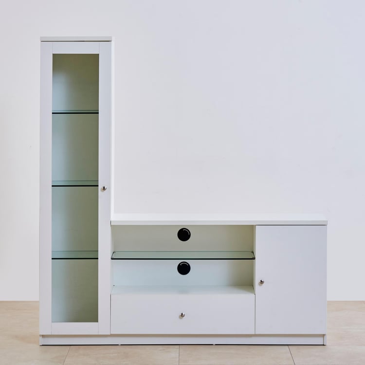 Reynan Entertainment Wall Unit - White