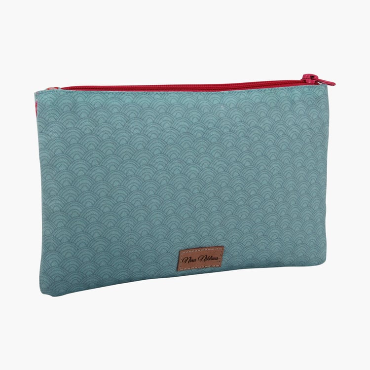 PINAKEN Bird Multicolour Two-Zip Pouch - 15x22.5cm