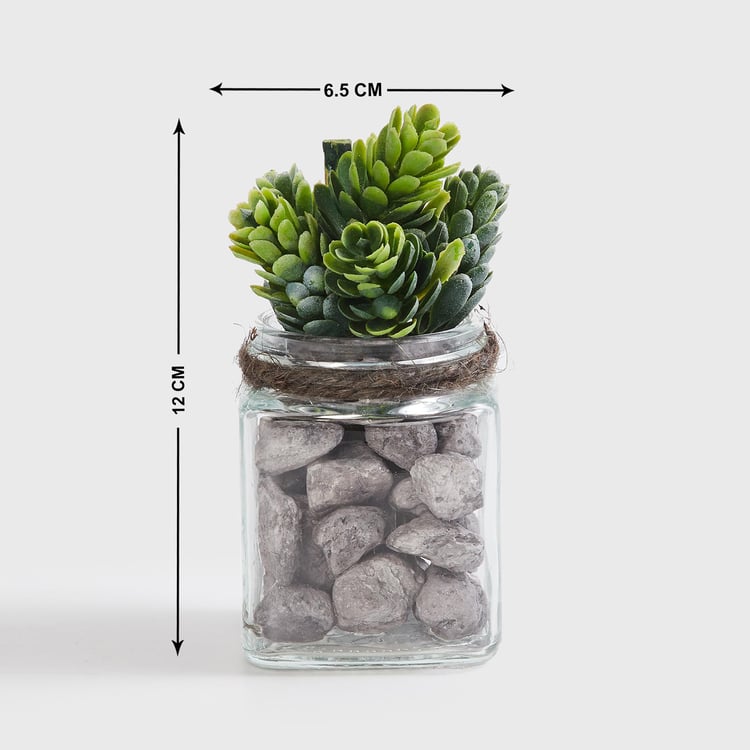 Corsica Eden Artificial Plant in Glass Jar