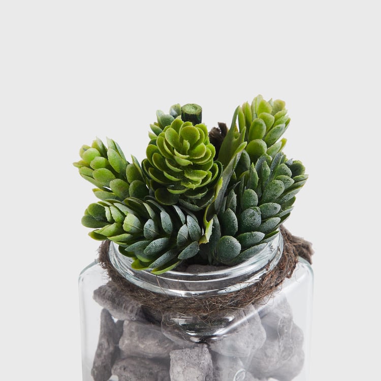 Corsica Eden Artificial Plant in Glass Jar