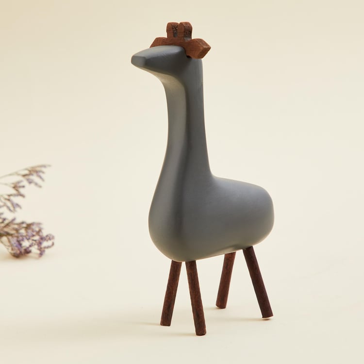 Marshmallow Cement Giraffe Figurine