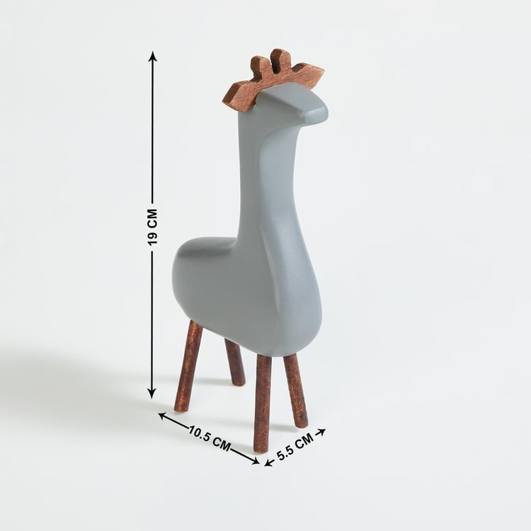 Marshmallow Cement Giraffe Figurine