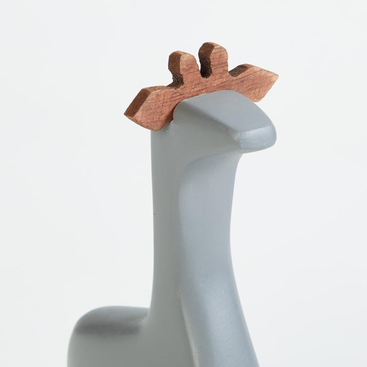 Marshmallow Cement Giraffe Figurine