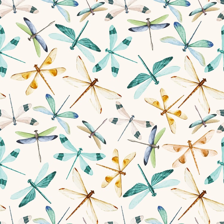 Corsica Dragonfly Set of 2 Pillow Covers - 45x70cm