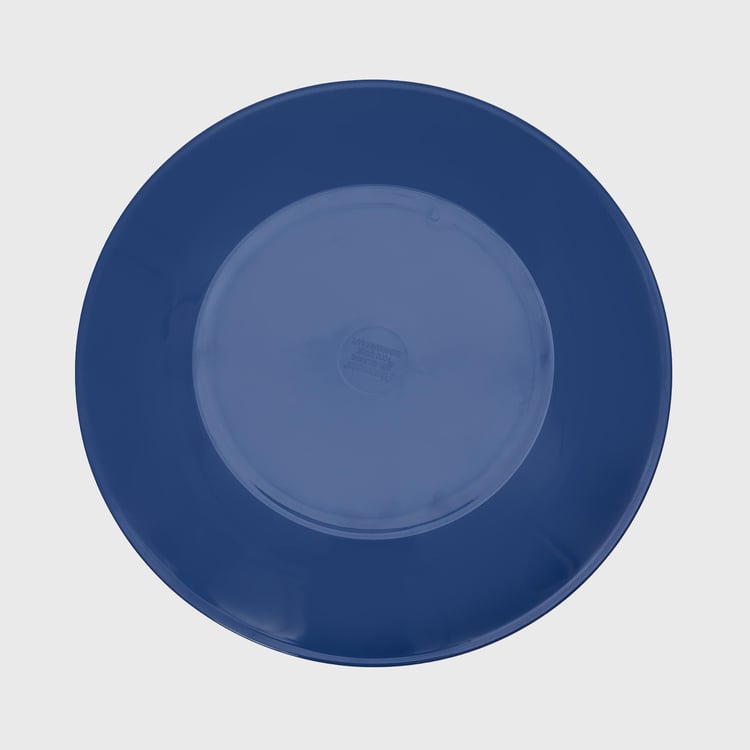 Leon Otto Blue Printed Melamine Dinner Plate - 27cm