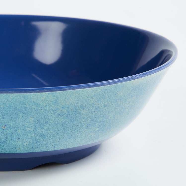 Meadows Solids Blue Colourblock Melamine Serving Bowl