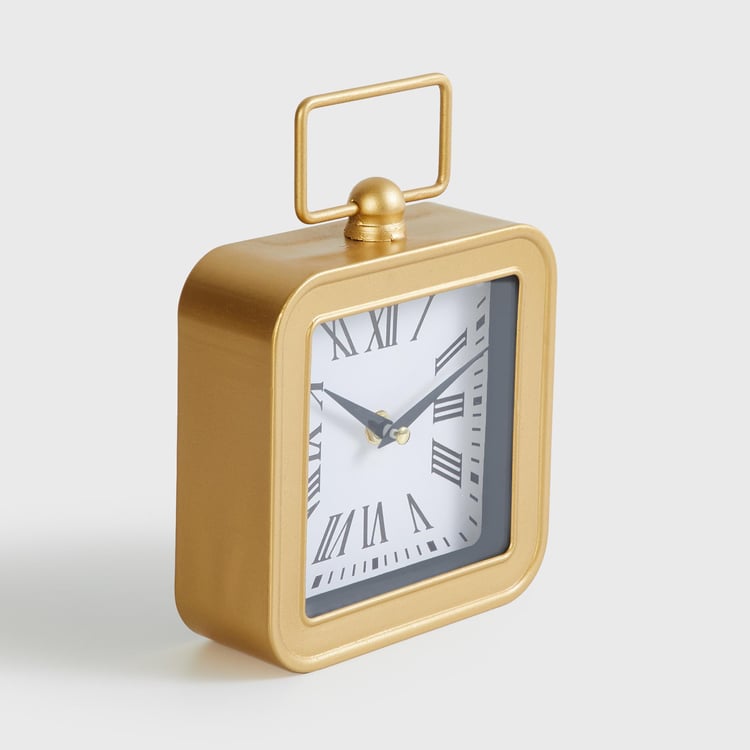 Casablanca Metal Accent Table Clock