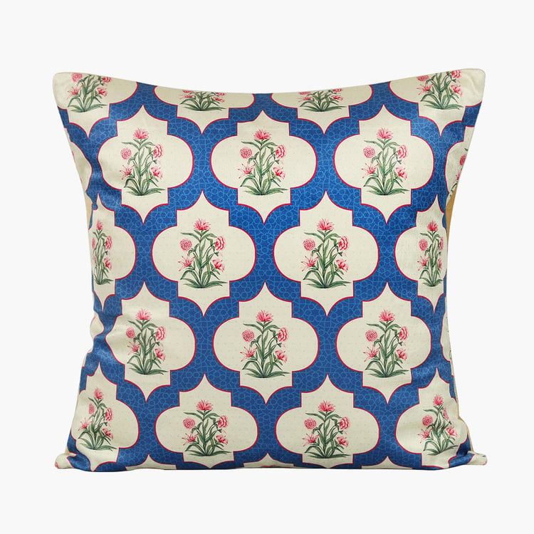 INDIA CIRCUS Poppy Multicolour Printed Cushion Covers - 30x30cm - 5Pcs