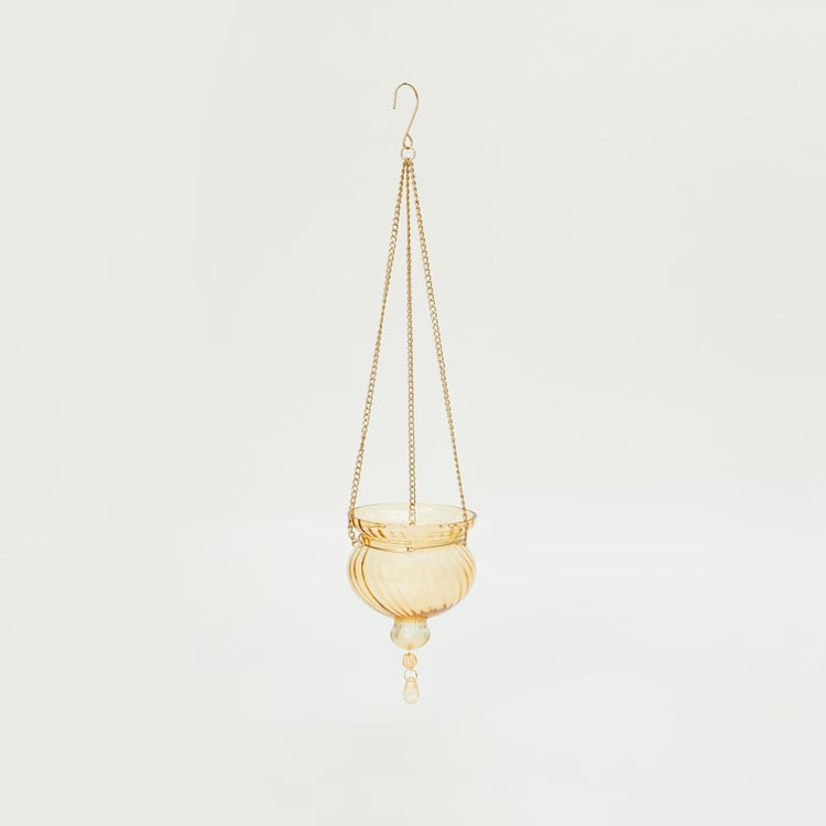 Bleam Glass Hanging T-Light Holder