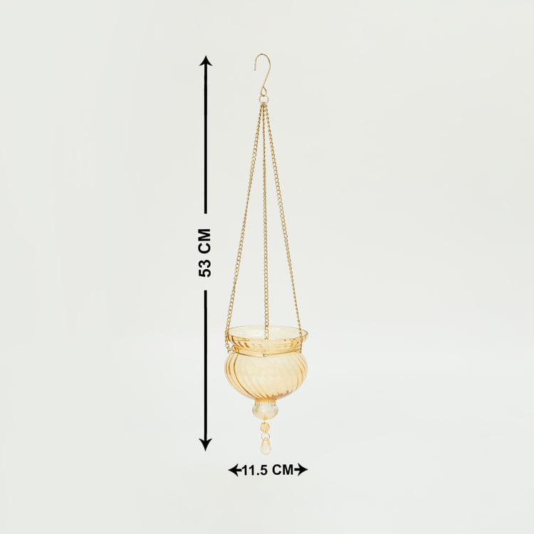 Bleam Glass Hanging T-Light Holder