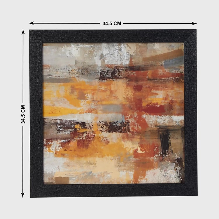 Aura Wood Abstract Picture Frame - 35x35cm