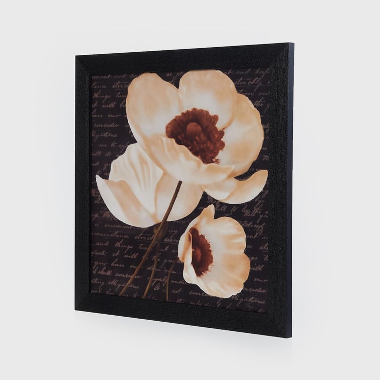 Aura Flower Wood Picture Frame - 35x35cm