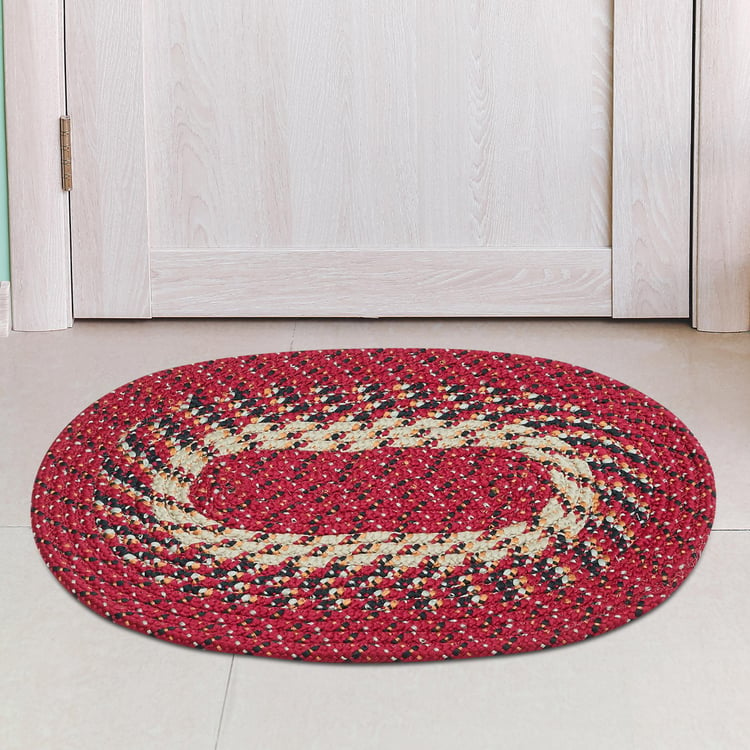 Corsica Braided Cotton Rug - 40x60cm