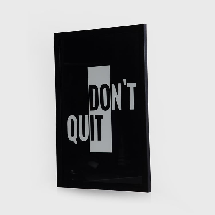 Spectrum Glass Don't Quit Picture Frame - 33x48cm