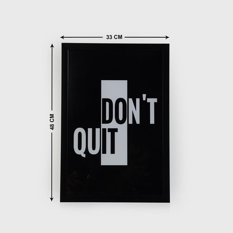 Spectrum Glass Don't Quit Picture Frame - 33x48cm