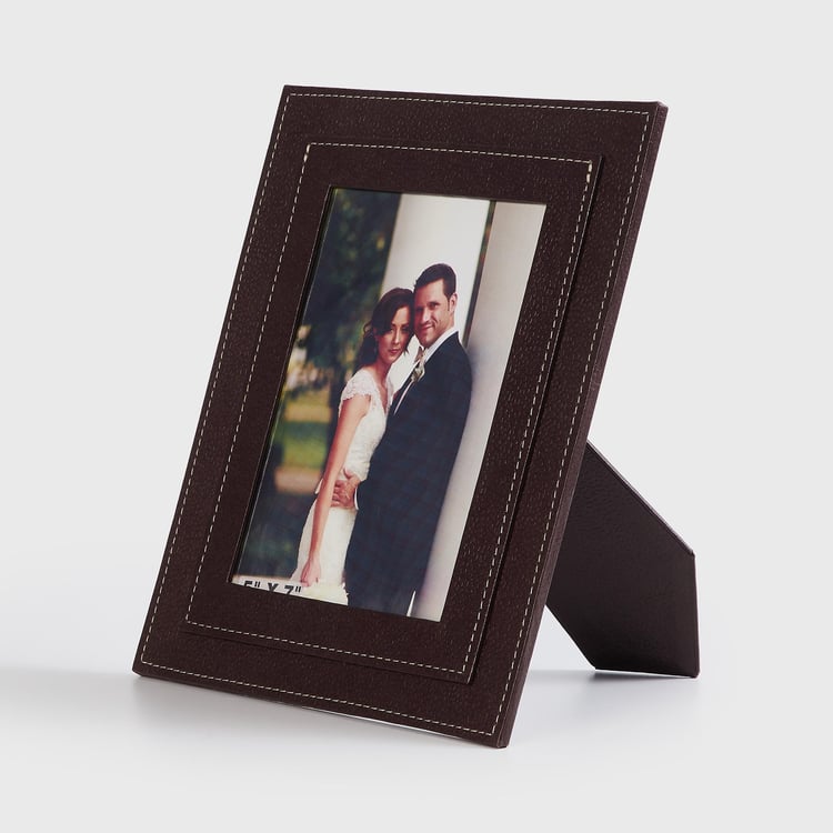 Orion Detroit Brown Textured Photo Frame - 20.5x25cm