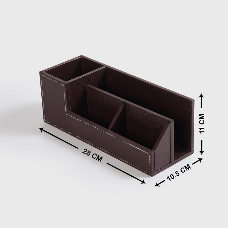 Orion MDF Desk Organiser and Magazine Holder