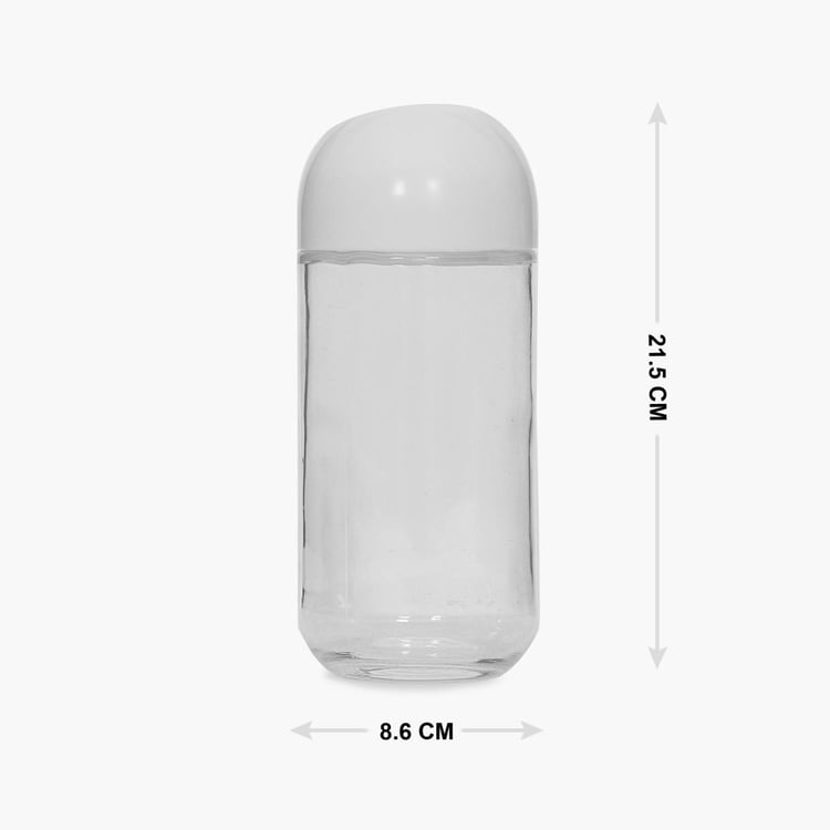 Siattle Set of 6 Glass Storage Jars - 800ml