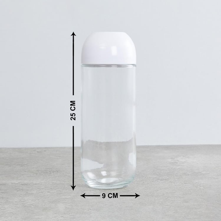 Siattle Set of 6 Glass Storage Jars - 1L