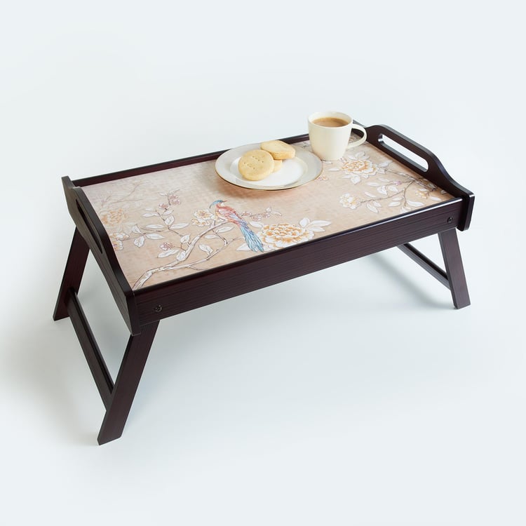 Alora Wood Printed Breakfast Tray - 68.5x29cm