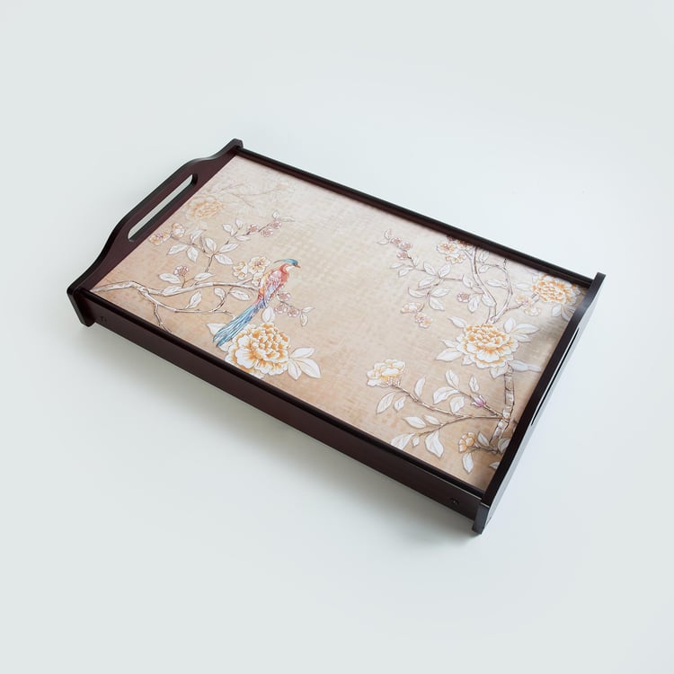Alora Wood Printed Breakfast Tray - 68.5x29cm